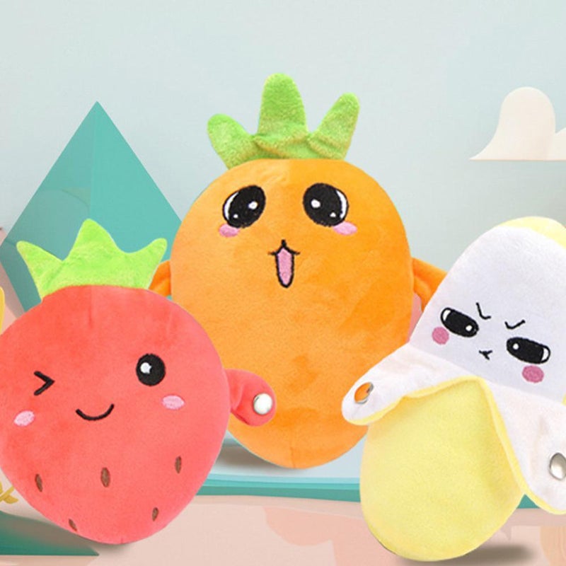 Interactive Sensor Music Doll - Induction Toys with Touch-Activated Melodies and Soft Plush Design for Toddlers, Babies & Sensory Play, (Strawberry) - Image 3